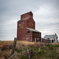 Buy canvas prints of Abandoned Wheat Pool elevator by Jeff Whyte