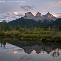 Buy canvas prints of Three Sisters mountain in Kananaskis Country by Jeff Whyte