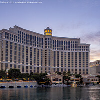 Buy canvas prints of Fountains of Bellagio Resort and Casino by Jeff Whyte