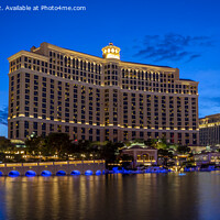 Buy canvas prints of Bellagio Resort and Casino  by Jeff Whyte