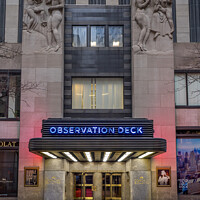 Buy canvas prints of Entrance to the Observation deck of the Rockefeller by Jeff Whyte
