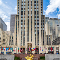 Buy canvas prints of Rockefeller Center in New York by Jeff Whyte