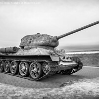 Buy canvas prints of Soviet T-34 by Jeff Whyte