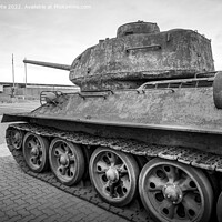 Buy canvas prints of Soviet T-34 by Jeff Whyte