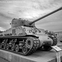 Buy canvas prints of Sherman Tank by Jeff Whyte