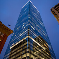 Buy canvas prints of  Brookfield Place office tower in Calgary. by Jeff Whyte