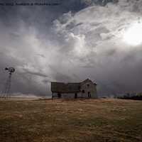 Buy canvas prints of Abandoned farm buildings in Alberta by Jeff Whyte