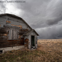Buy canvas prints of Abandoned farm buildings by Jeff Whyte