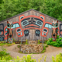 Buy canvas prints of Saxman Village, Alaska by Jeff Whyte