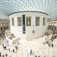 Buy canvas prints of Great Hall of the British Museum by Jeff Whyte