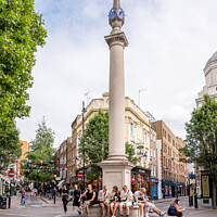Buy canvas prints of Seven Dials area in central London by Jeff Whyte