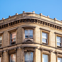 Buy canvas prints of Traditional brick architecture in London by Jeff Whyte