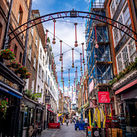Buy canvas prints of Carnaby street London by Jeff Whyte