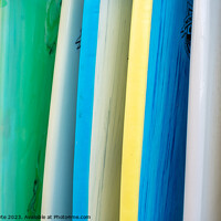 Buy canvas prints of Surfboards Abstract  by Jeff Whyte