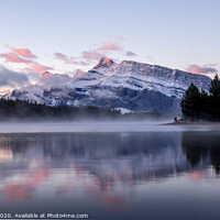 Buy canvas prints of Mount Rundle by Jeff Whyte