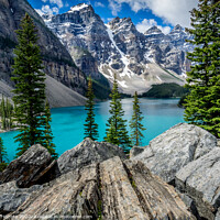 Buy canvas prints of Moraine Lake by Jeff Whyte