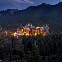 Buy canvas prints of Banff Springs Hotel by Jeff Whyte