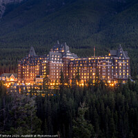 Buy canvas prints of Banff Springs Hotel by Jeff Whyte