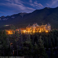 Buy canvas prints of Banff Springs Hotel  by Jeff Whyte