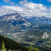 Buy canvas prints of Banff town by Jeff Whyte