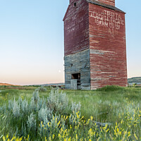 Buy canvas prints of Abandoned grain elevator  by Jeff Whyte