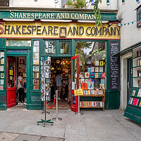 Buy canvas prints of Shakespeare and Company bookstore by Jeff Whyte