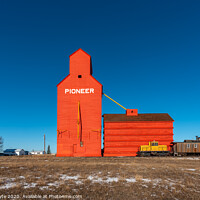 Buy canvas prints of Prairie Grain Elevator by Jeff Whyte