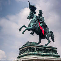Buy canvas prints of Prince Eugene at Hofburg, Vienna by Jeff Whyte