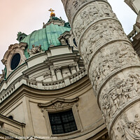 Buy canvas prints of Facade of the Karlskirche  by Jeff Whyte