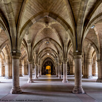 Buy canvas prints of University of Glasgow by Jeff Whyte