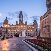 Buy canvas prints of Glasgow City Chambers by Jeff Whyte