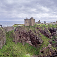 Buy canvas prints of Dunnottar Castle by Jeff Whyte