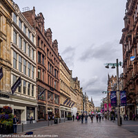 Buy canvas prints of Buchanan Street in Glasgow by Jeff Whyte