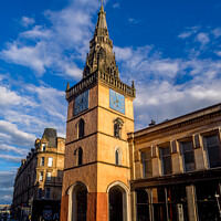 Buy canvas prints of Tron Theatre and Steeple, Glasgow by Jeff Whyte