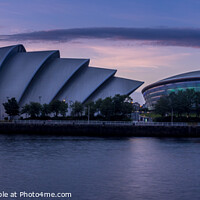 Buy canvas prints of SEC Armadillo and SEE Hydro in Glasgow by Jeff Whyte