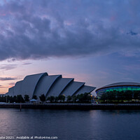 Buy canvas prints of SEC Armadillo and SEE Hydro in Glasgow by Jeff Whyte