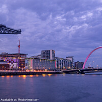 Buy canvas prints of River Clyde, Glasgow by Jeff Whyte