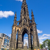 Buy canvas prints of Scott Monument by Jeff Whyte