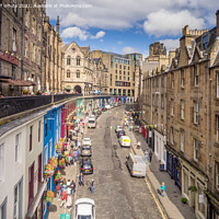 Buy canvas prints of Victoria Street in the Old Town by Jeff Whyte