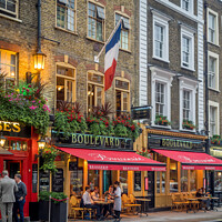 Buy canvas prints of London pubs by Jeff Whyte