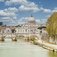Buy canvas prints of Rome Skyline by Hectar Alun Media
