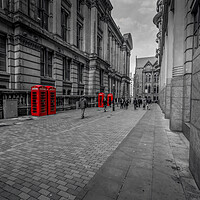 Buy canvas prints of Red Telephone Boxes  by Hectar Alun Media