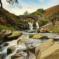 Buy canvas prints of The Romantic and beautiful Three Shires Head by Andrew Heath