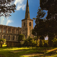 Buy canvas prints of St Mary's Church Astbury Cheshire  by Andrew Heath
