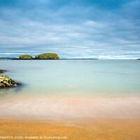 Buy canvas prints of Serene Sands of Ballintoy by KEN CARNWATH