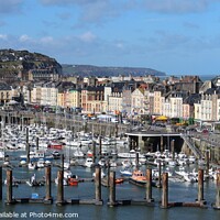 Buy canvas prints of Dieppe Harbour Panoramic View, France by Imladris 