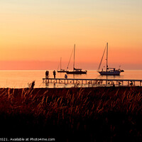Buy canvas prints of Beautiful Langeland Sunset, Denmark by Imladris 