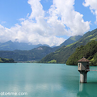 Buy canvas prints of Beautiful Lungernersee Panorama, Oberwald, Switzer by Imladris 