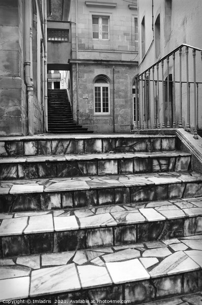 Stairs, Plombieres-les-Bains, Vosges, France Picture Board by Imladris 