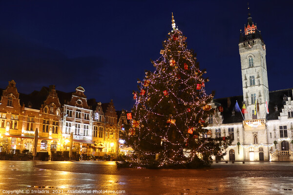 Christmas Decorations, Dendermonde, Belgium Picture Board by Imladris 